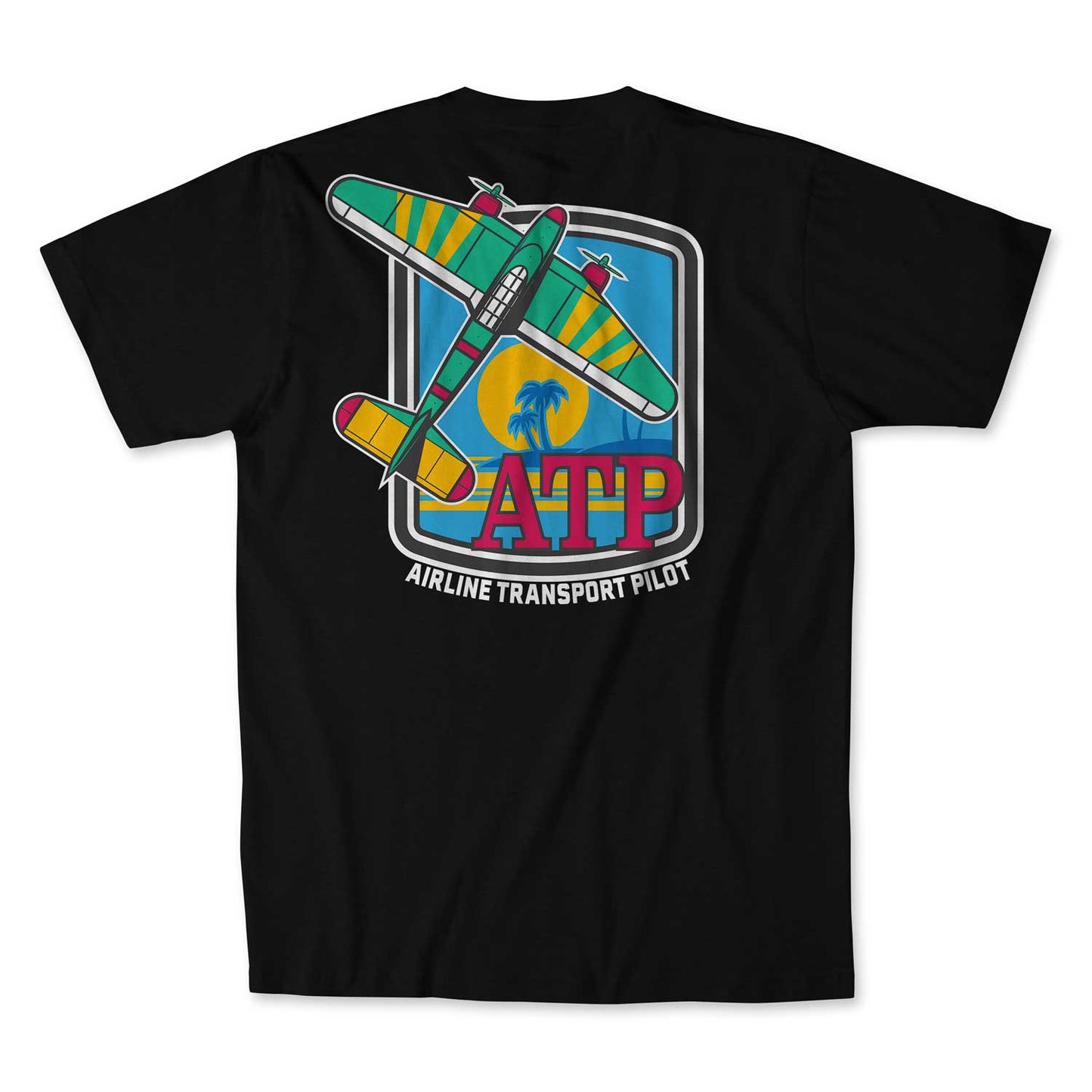 Airline Transport Pilot Retro T-shirt