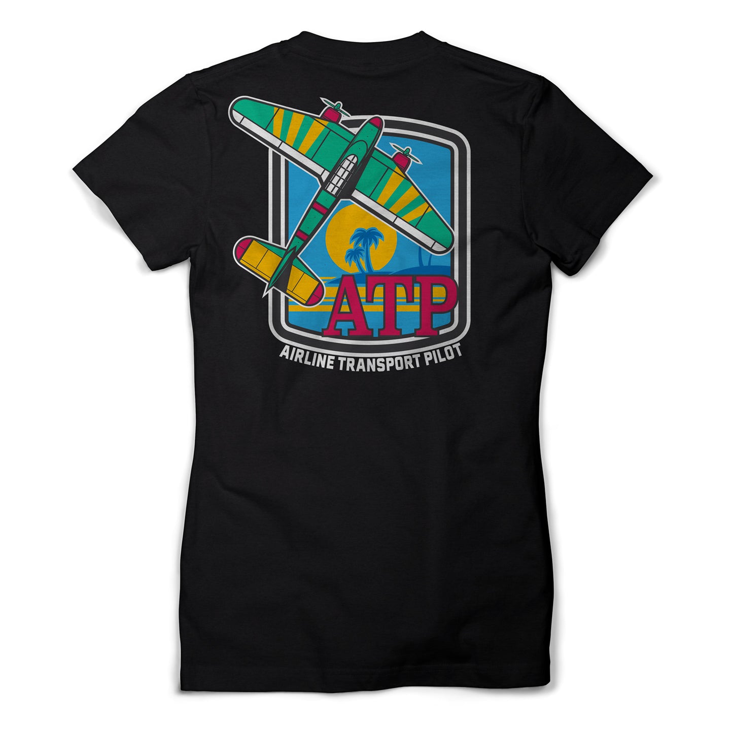 Airline Transport Pilot Retro T-shirt