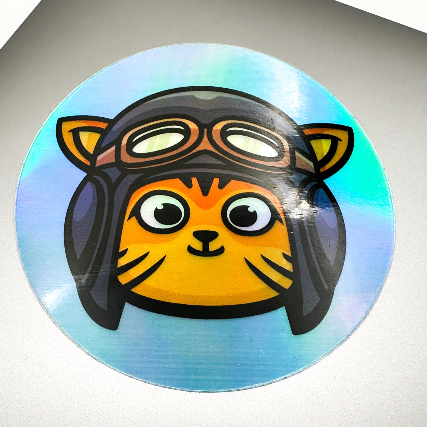 Cat Pilot Sticker
