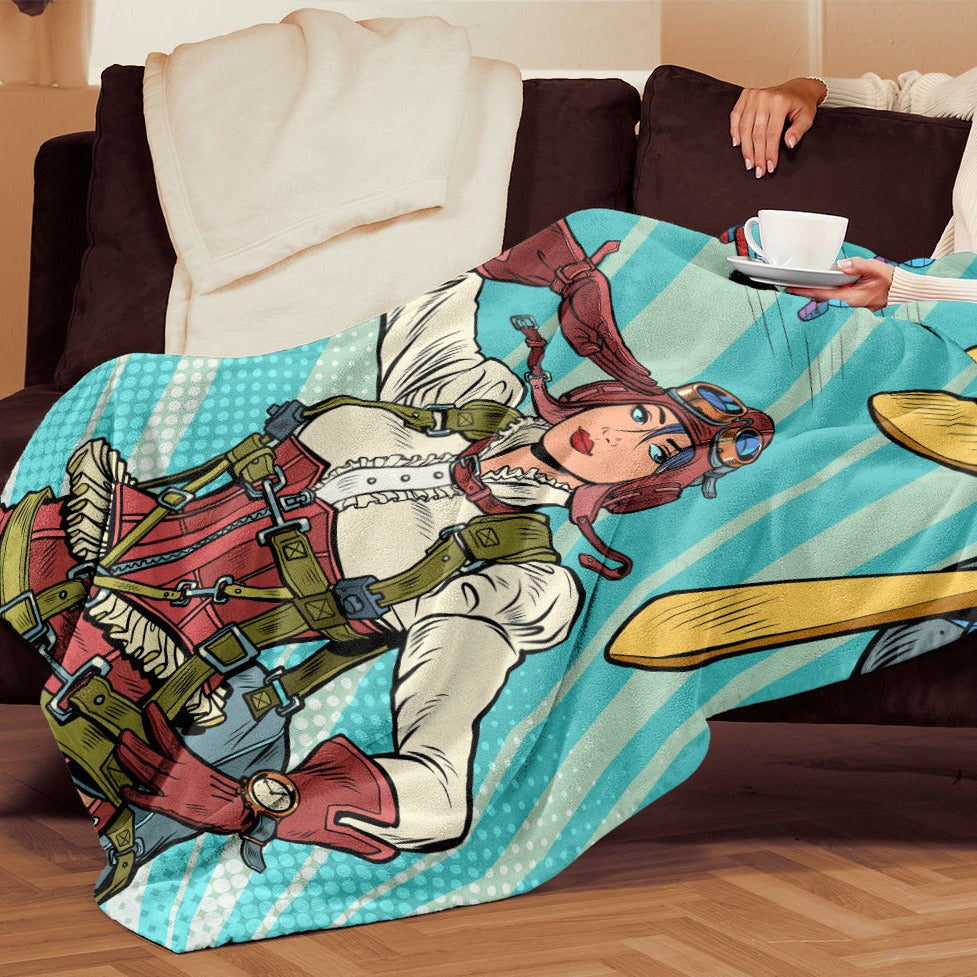 Pop Art Pilot Blankets
