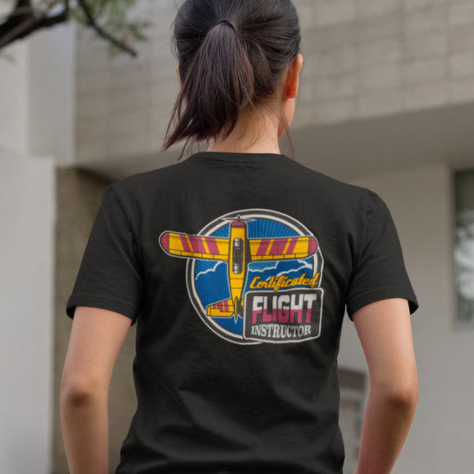 Flight Instructor Retro T-shirt