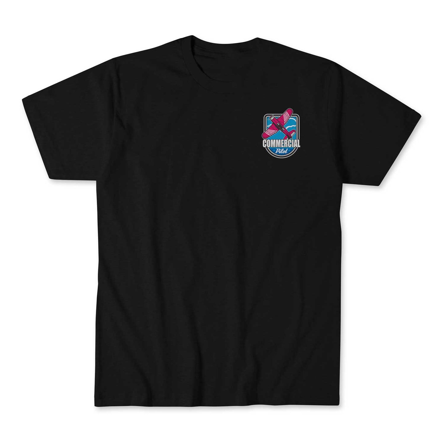 Commercial Pilot Retro T-shirt