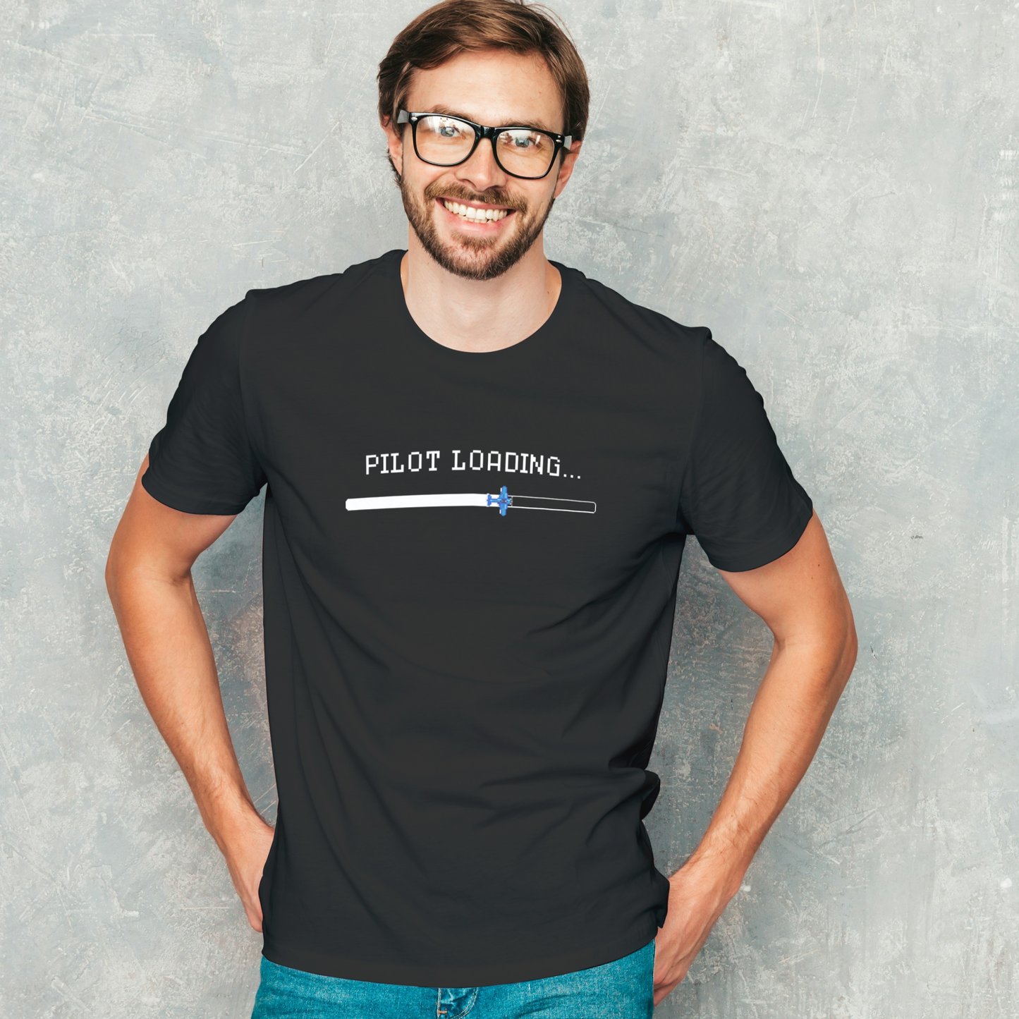 Pilot Loading 8-Bit T-shirt