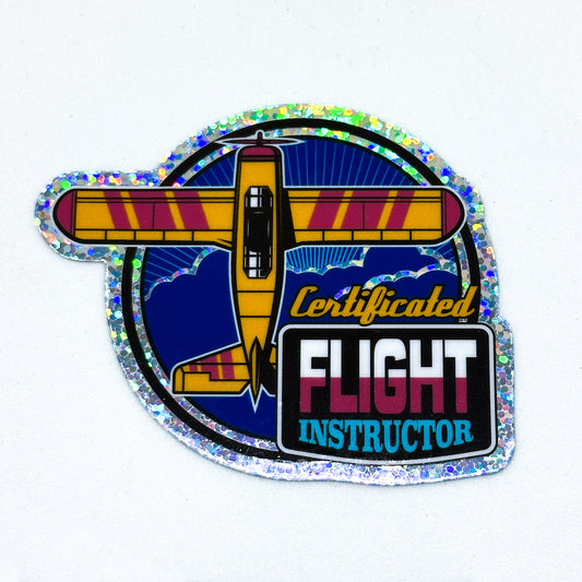 CFI Glitter Sticker