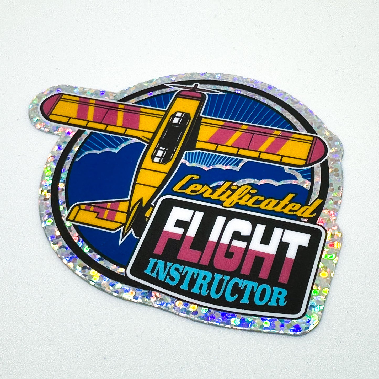 CFI Glitter Sticker