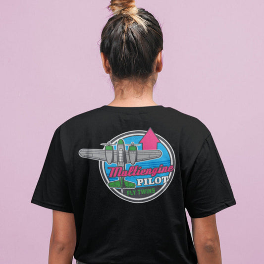 Multiengine Pilot Retro T-shirt
