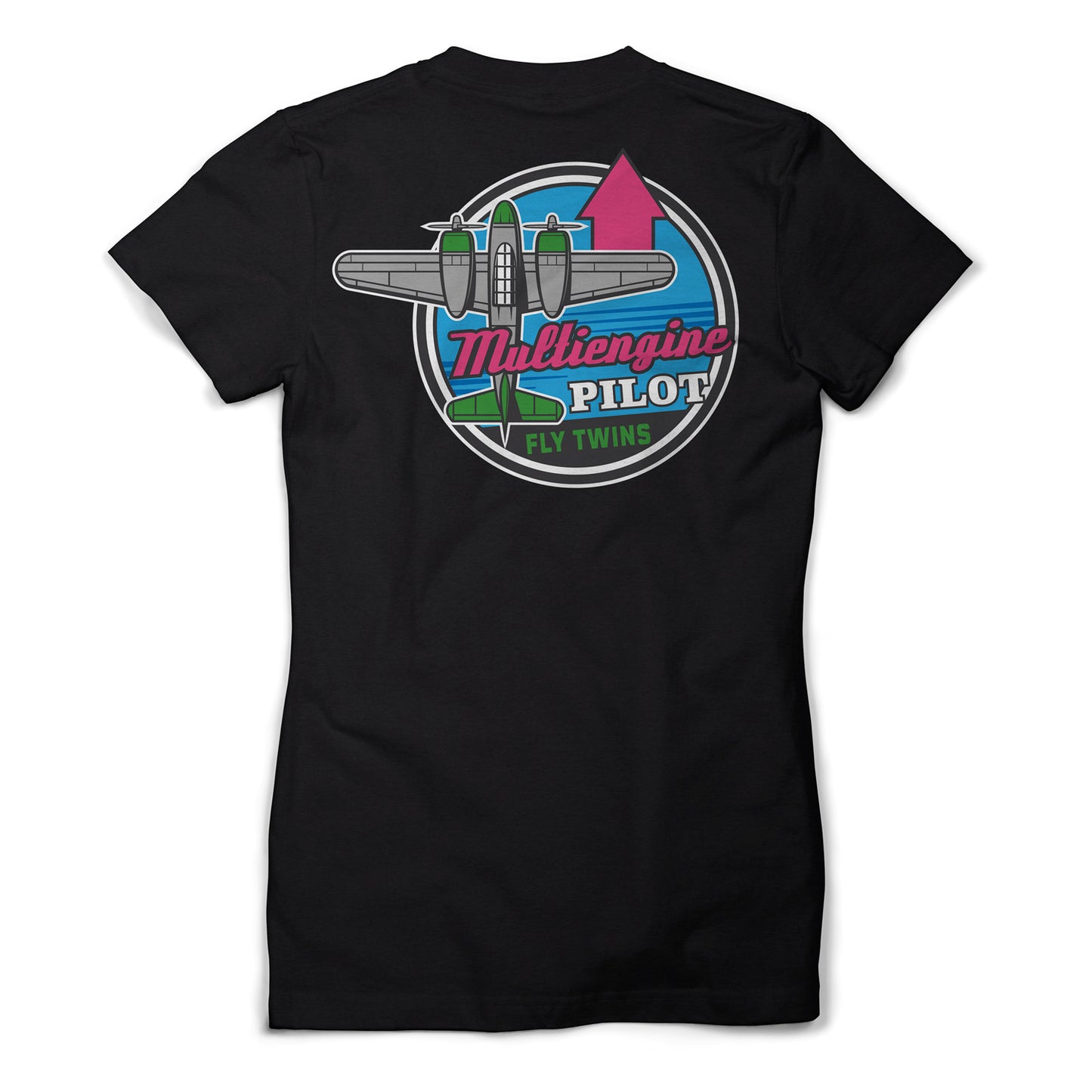 Multiengine Pilot Retro T-shirt