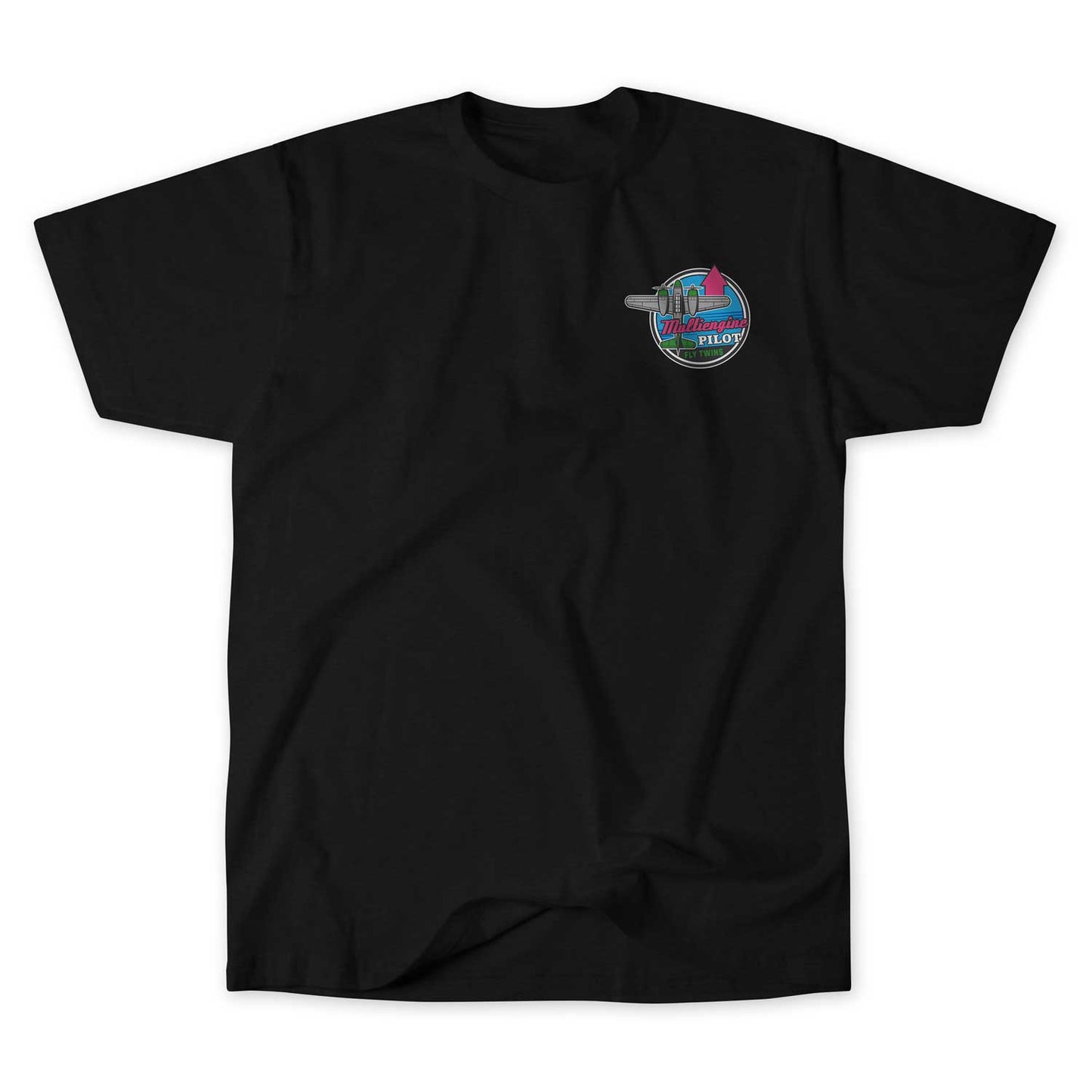 Multiengine Pilot Retro T-shirt