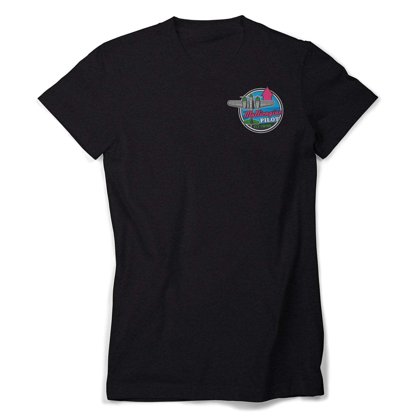 Multiengine Pilot Retro T-shirt