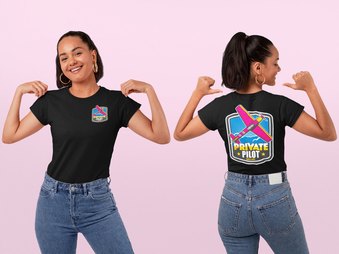Private Pilot Retro T-shirt