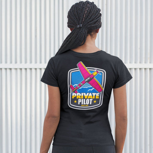 Private Pilot Retro T-shirt