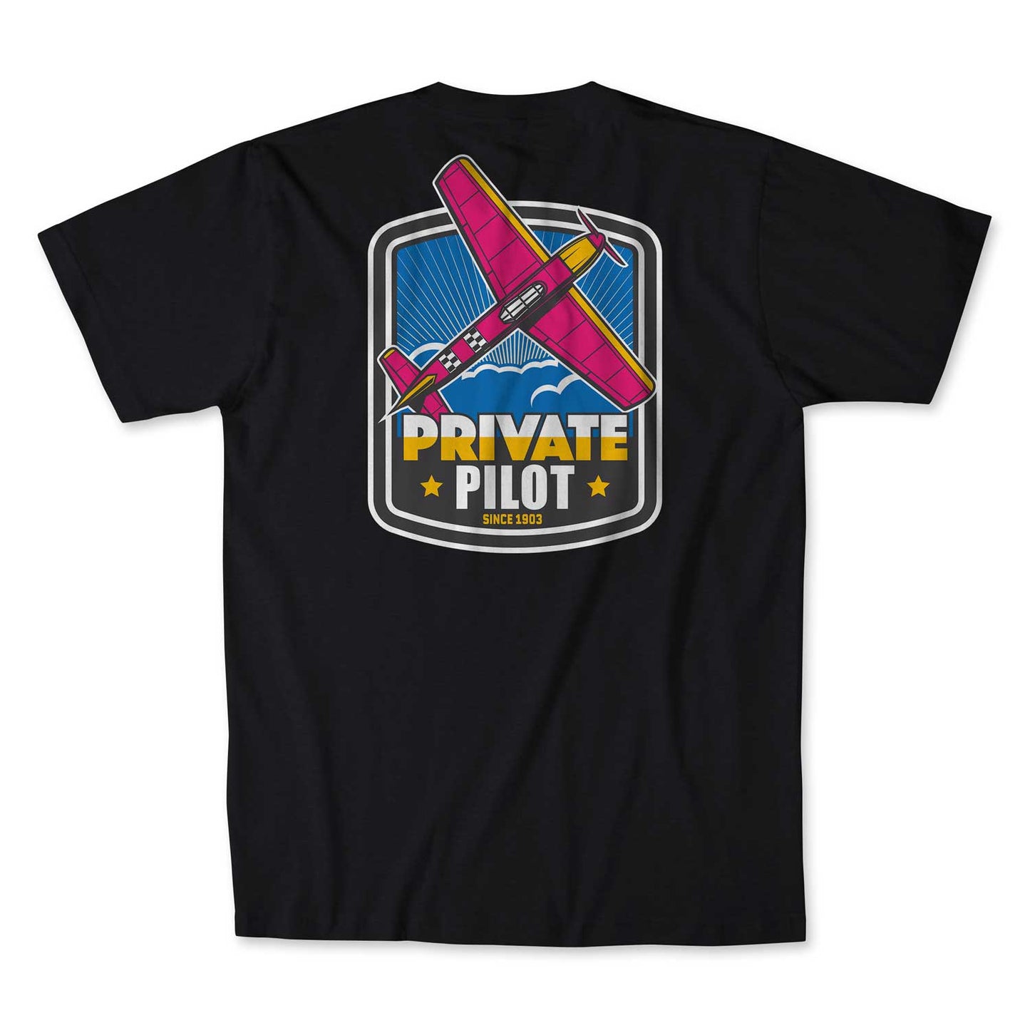 Private Pilot Retro T-shirt