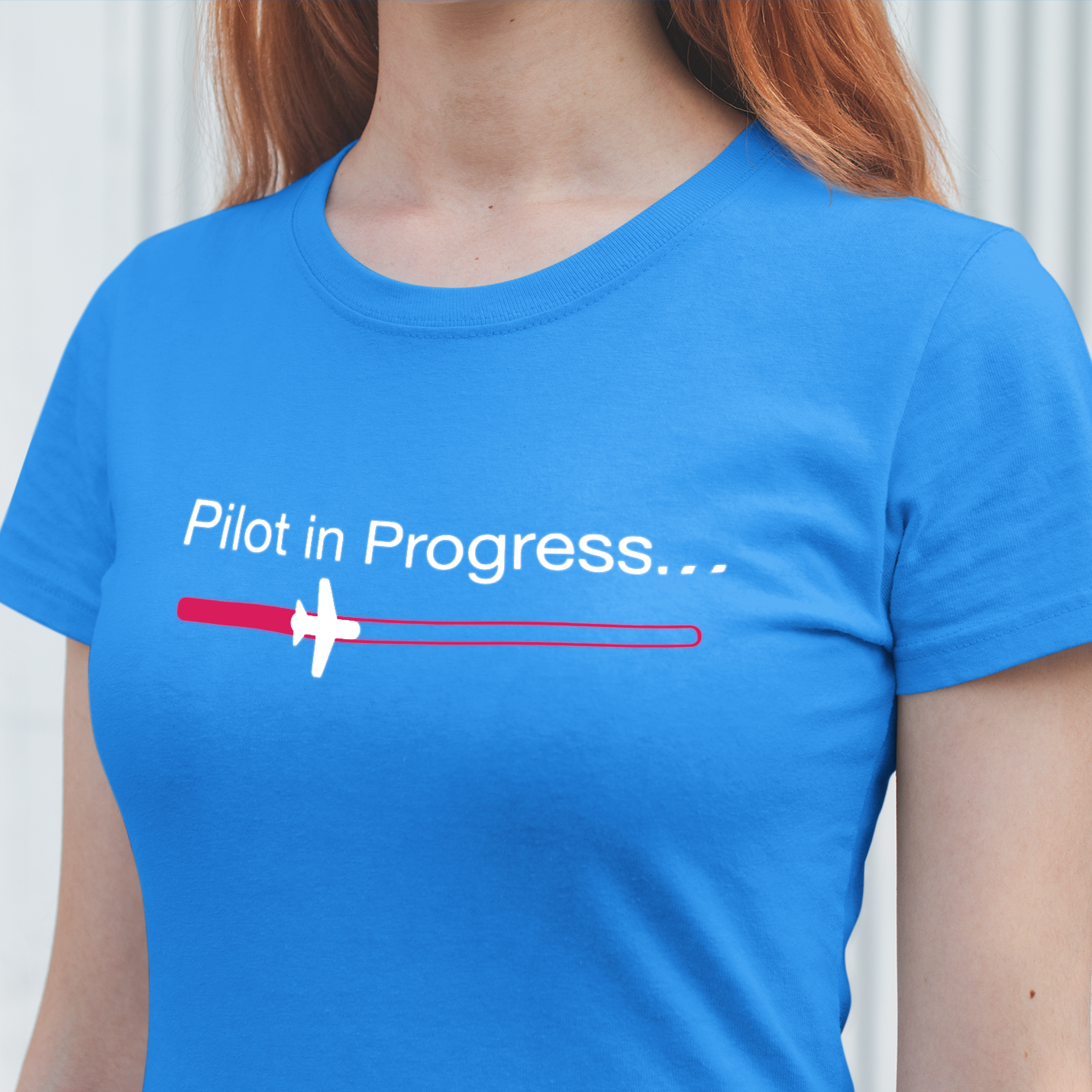 Pilot in Progress T-shirt • Great Student Pilot Gift