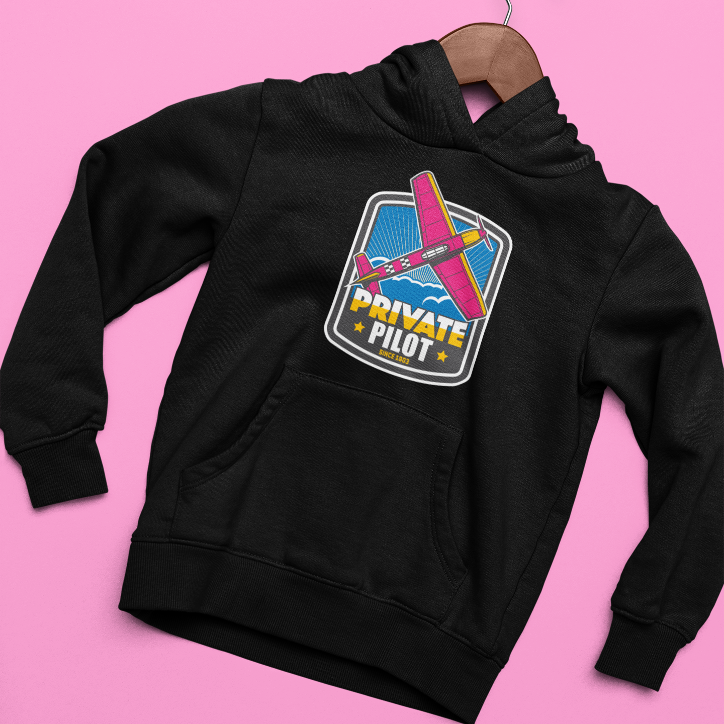 Private Pilot Retro Sweatshirt & Hoodie