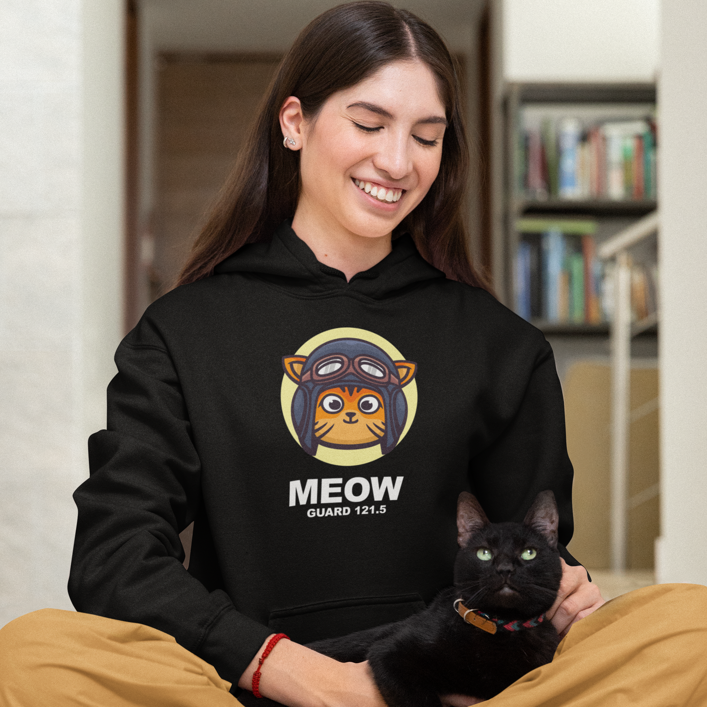 Meow on Guard 121.5 Sweatshirt & Hoodie