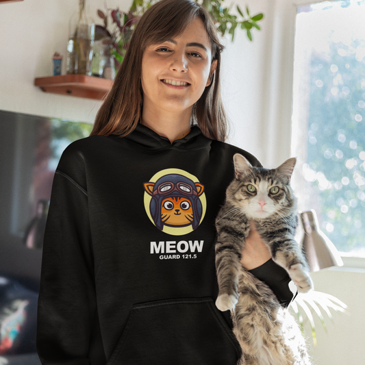 Meow on Guard 121.5 Sweatshirt & Hoodie