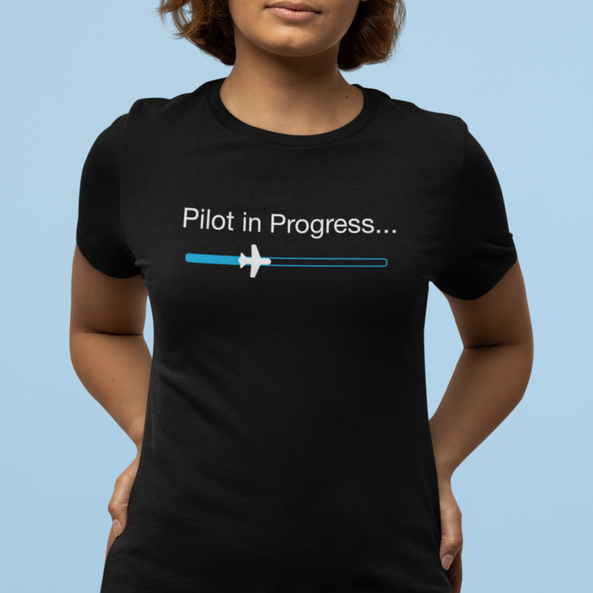 Pilot in Progress T-shirt • Great Student Pilot Gift