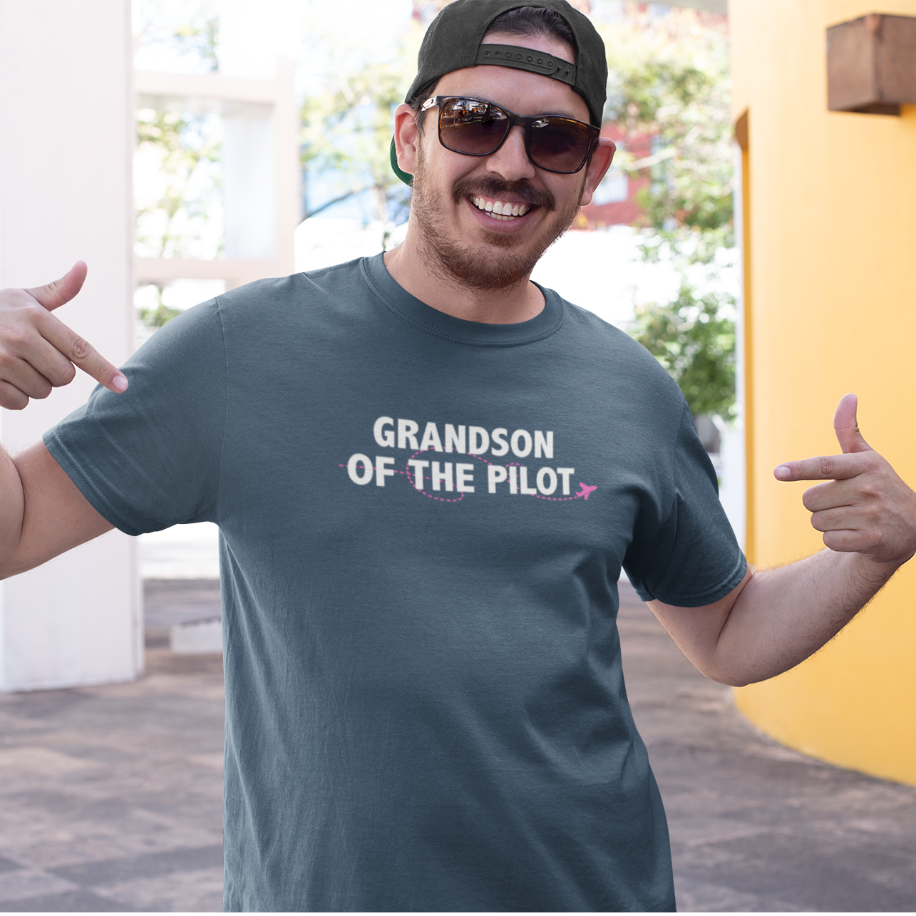 Grandson of the/a Pilot T-shirt