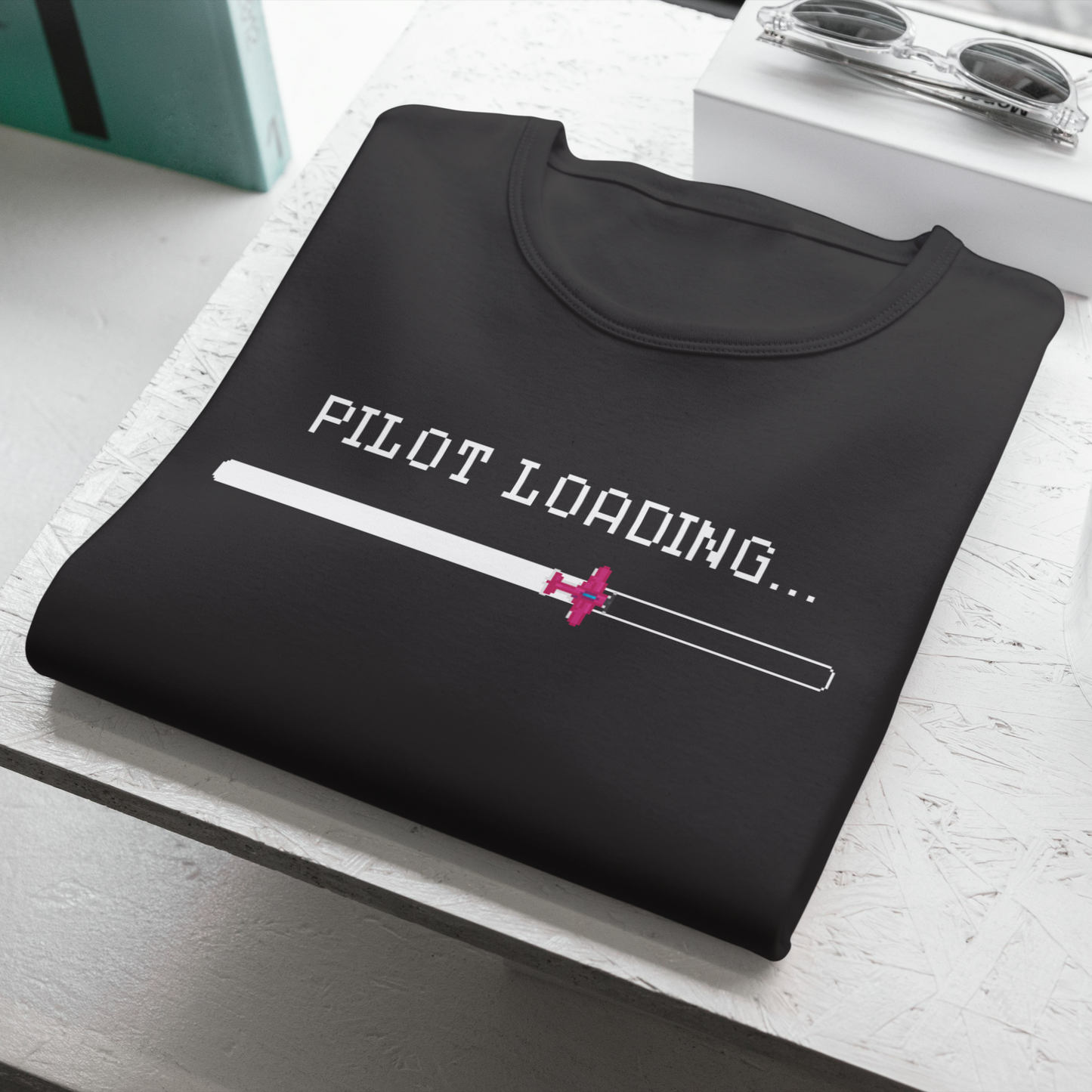 Pilot Loading 8-Bit T-shirt