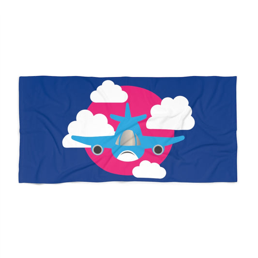 Twin Engine Beach Towel