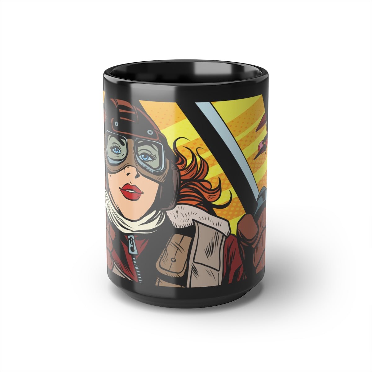 Fly the Plane Pop Art Mug