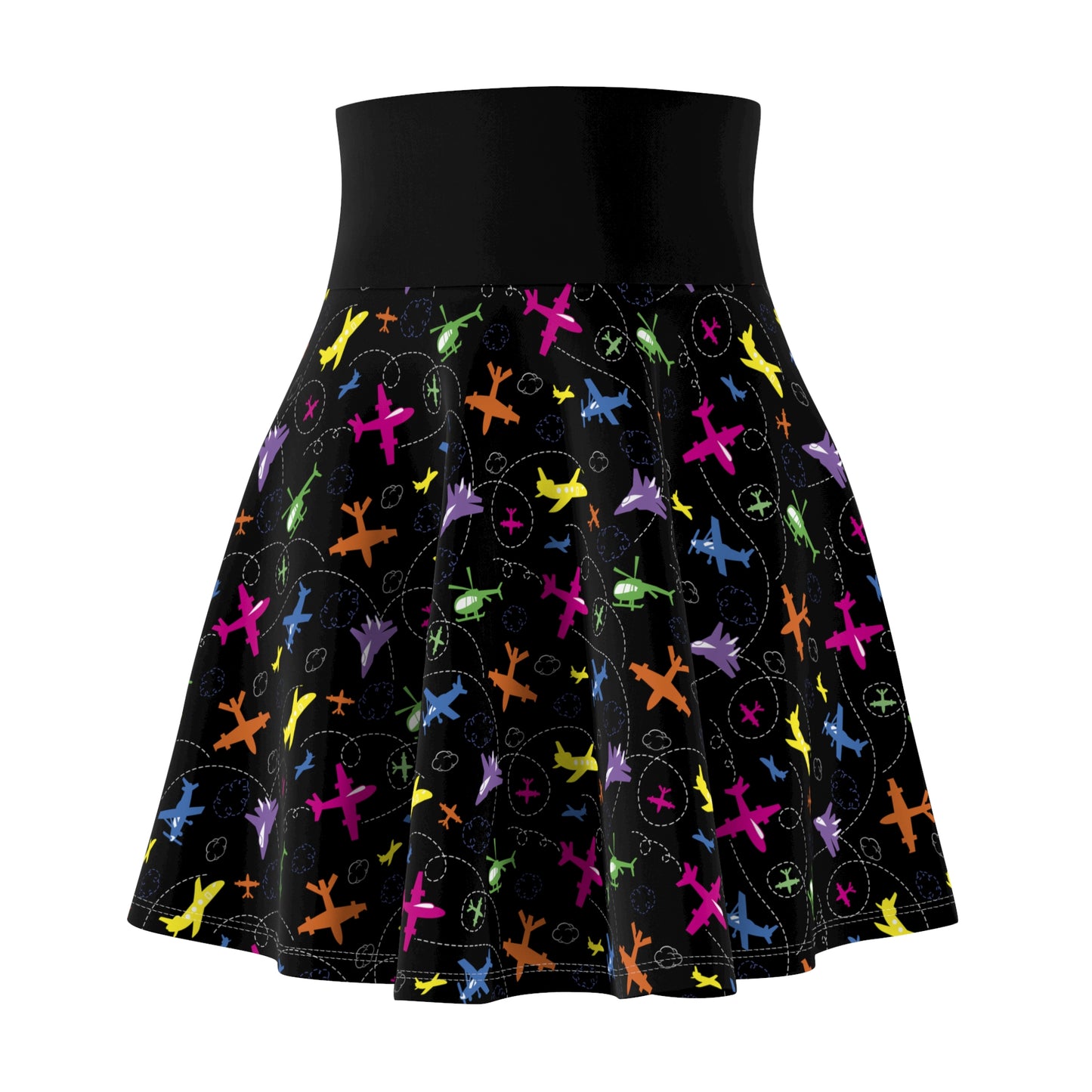 Jets, Planes, Helicopters, Oh My! Skirt