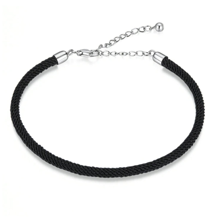 Braided Rope Charm Bracelet