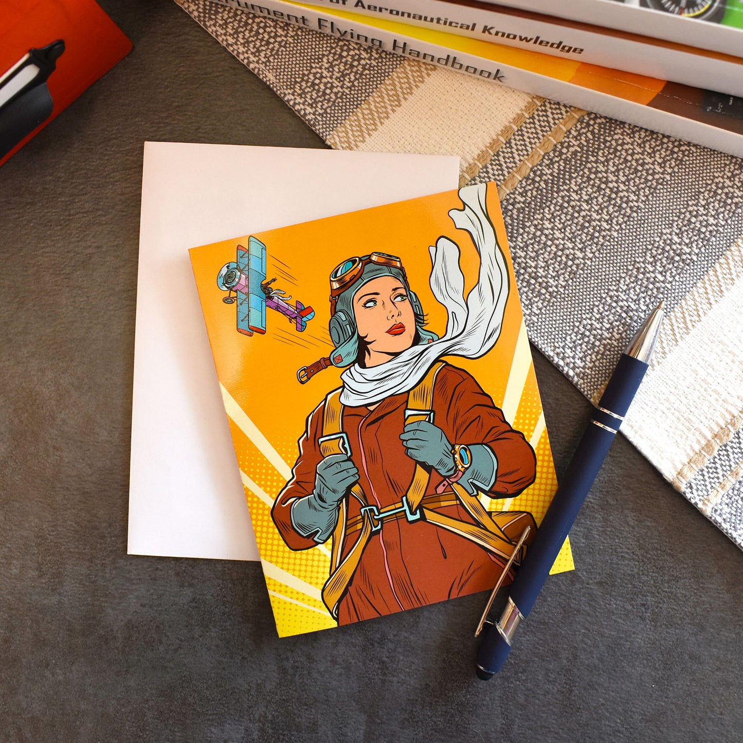 Pop Art Pilot Notecards