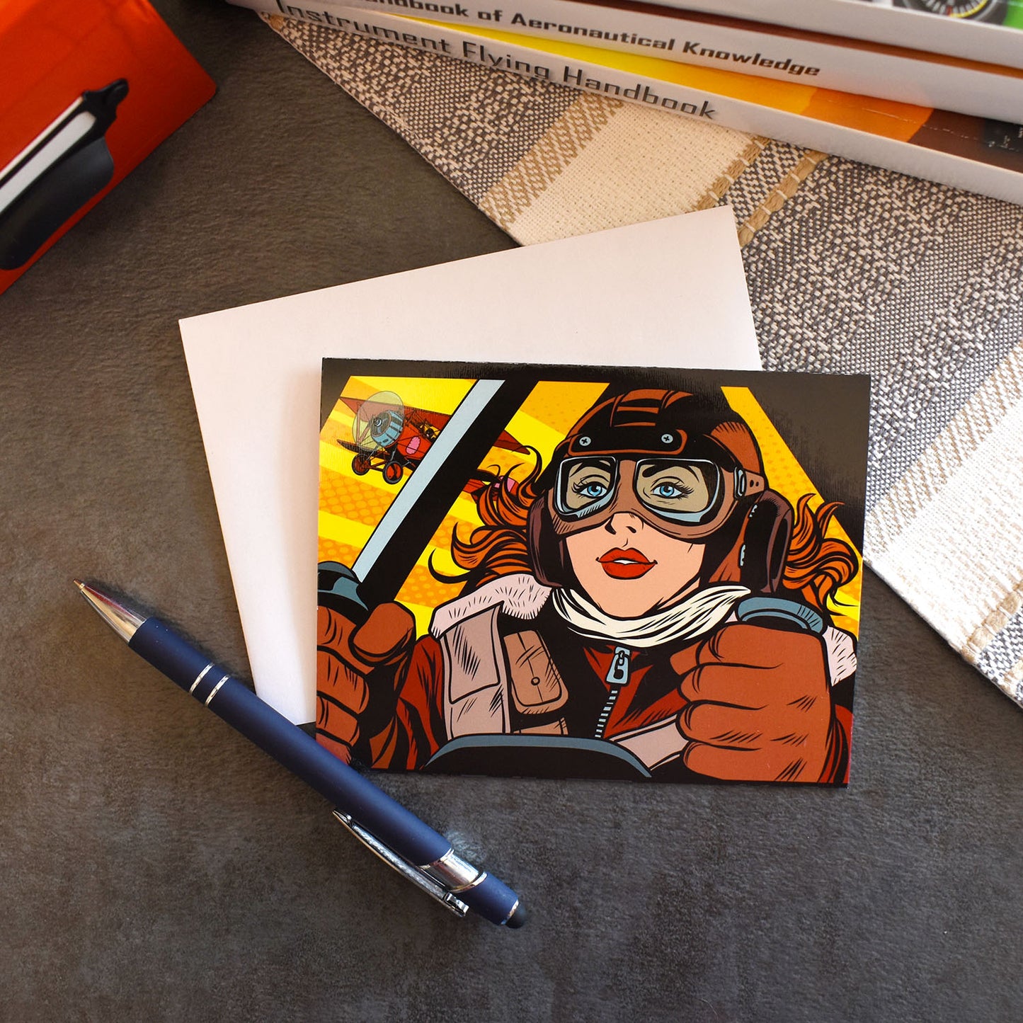 Pop Art Pilot Notecards