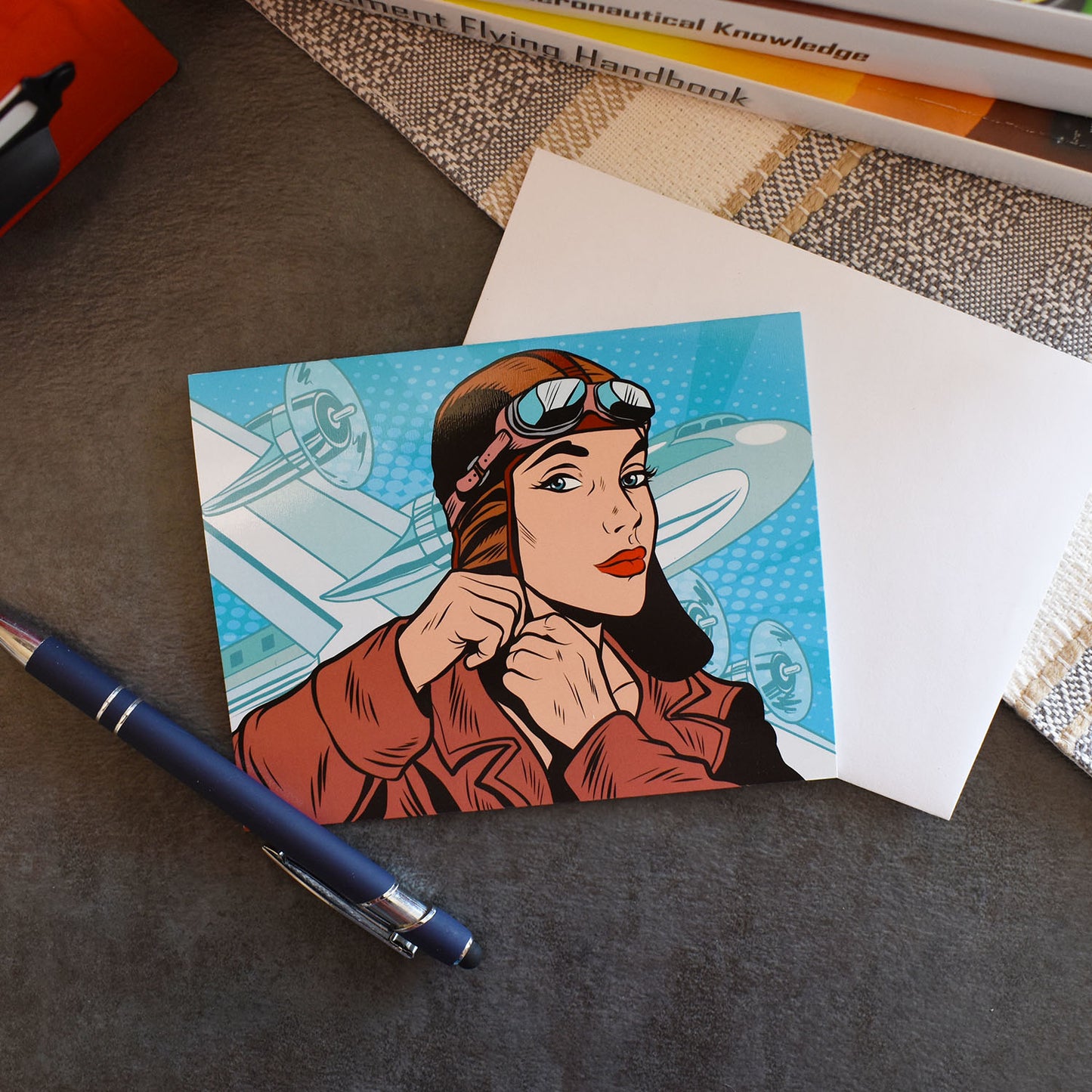 Pop Art Pilot Notecards