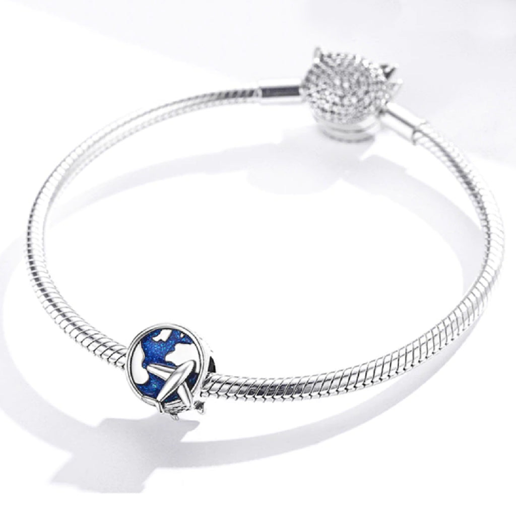 Travel Around the World Charm