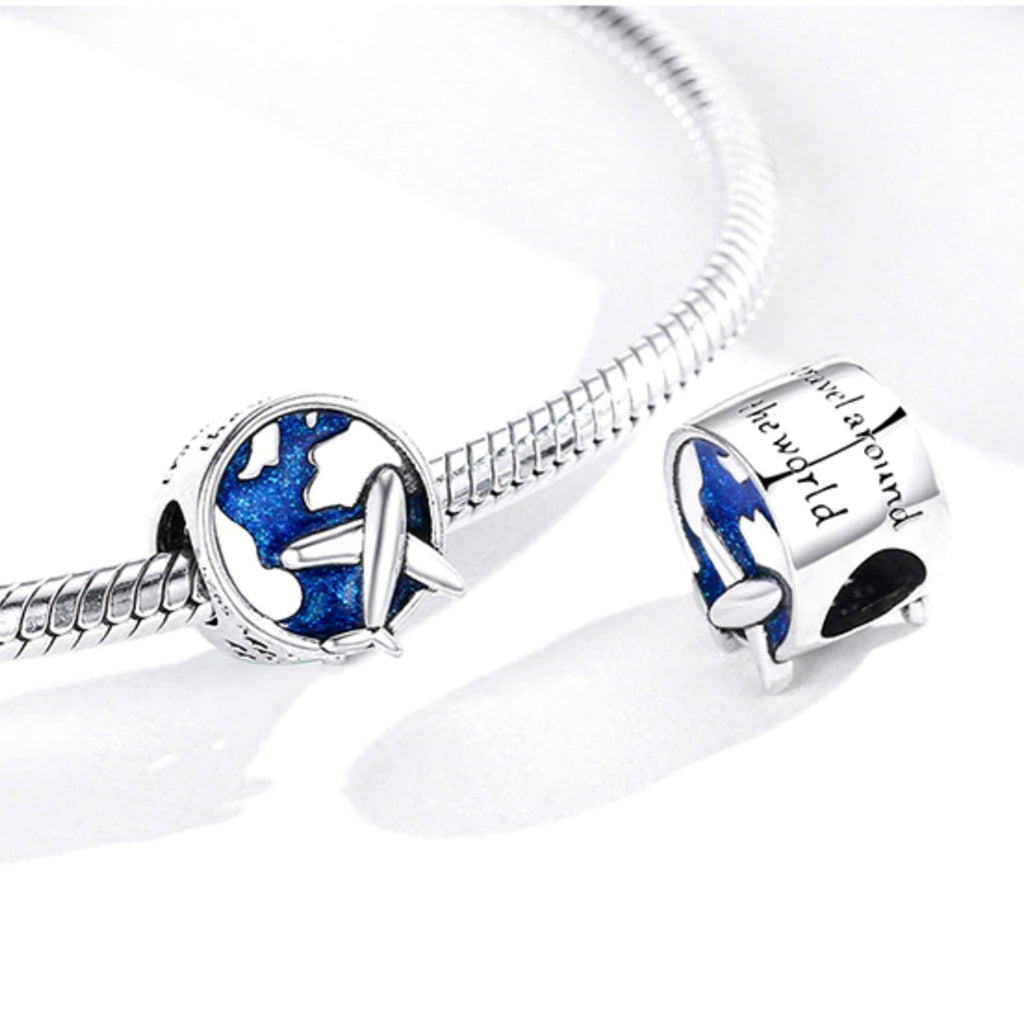 Travel Around the World Charm