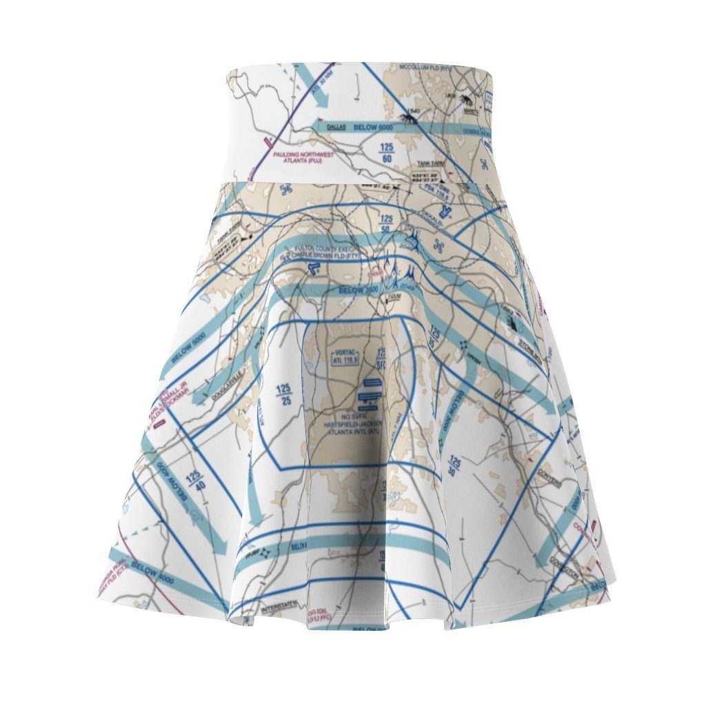 Atlanta Flyway Chart | Women's Skirt All Over Prints for women in aviation