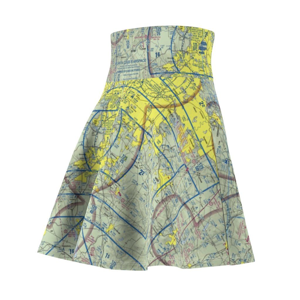 Atlanta Terminal Chart | Women's Skirt All Over Prints for women in aviation