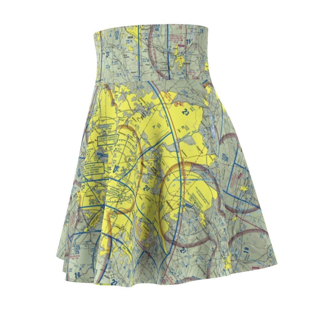 Atlanta Terminal Chart | Women's Skirt All Over Prints for women in aviation