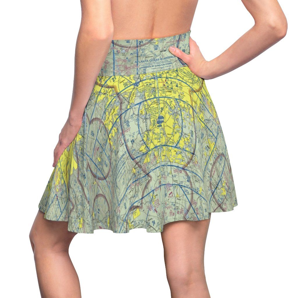 Atlanta Terminal Chart | Women's Skirt All Over Prints for women in aviation