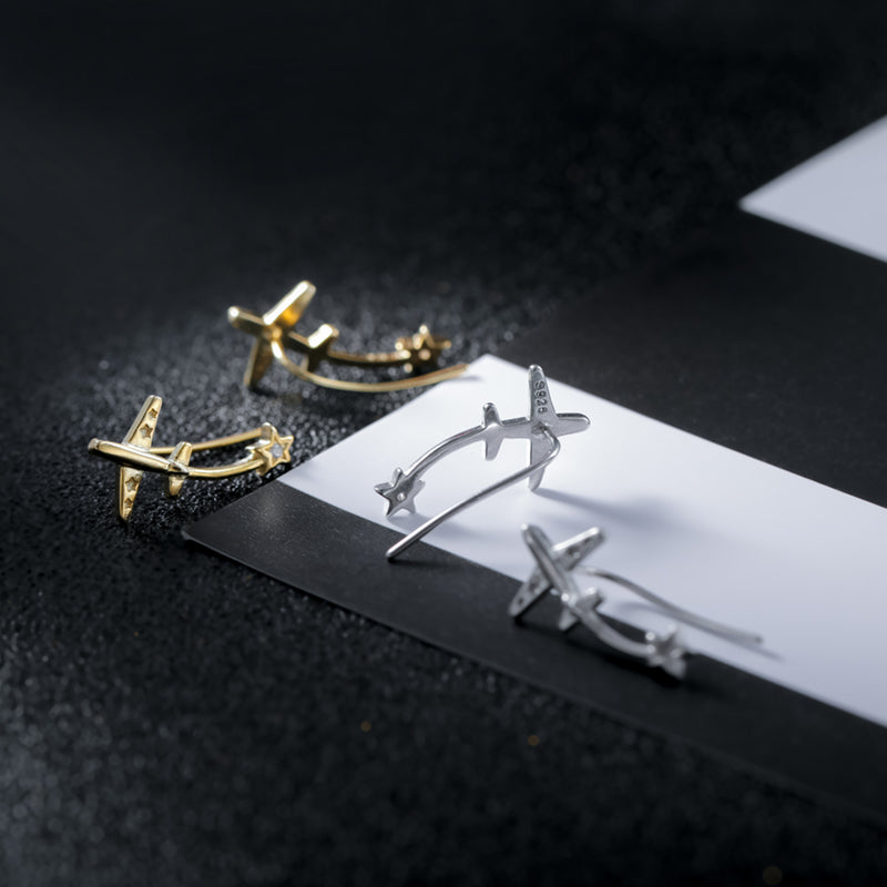 Aerobatic Star Earrings