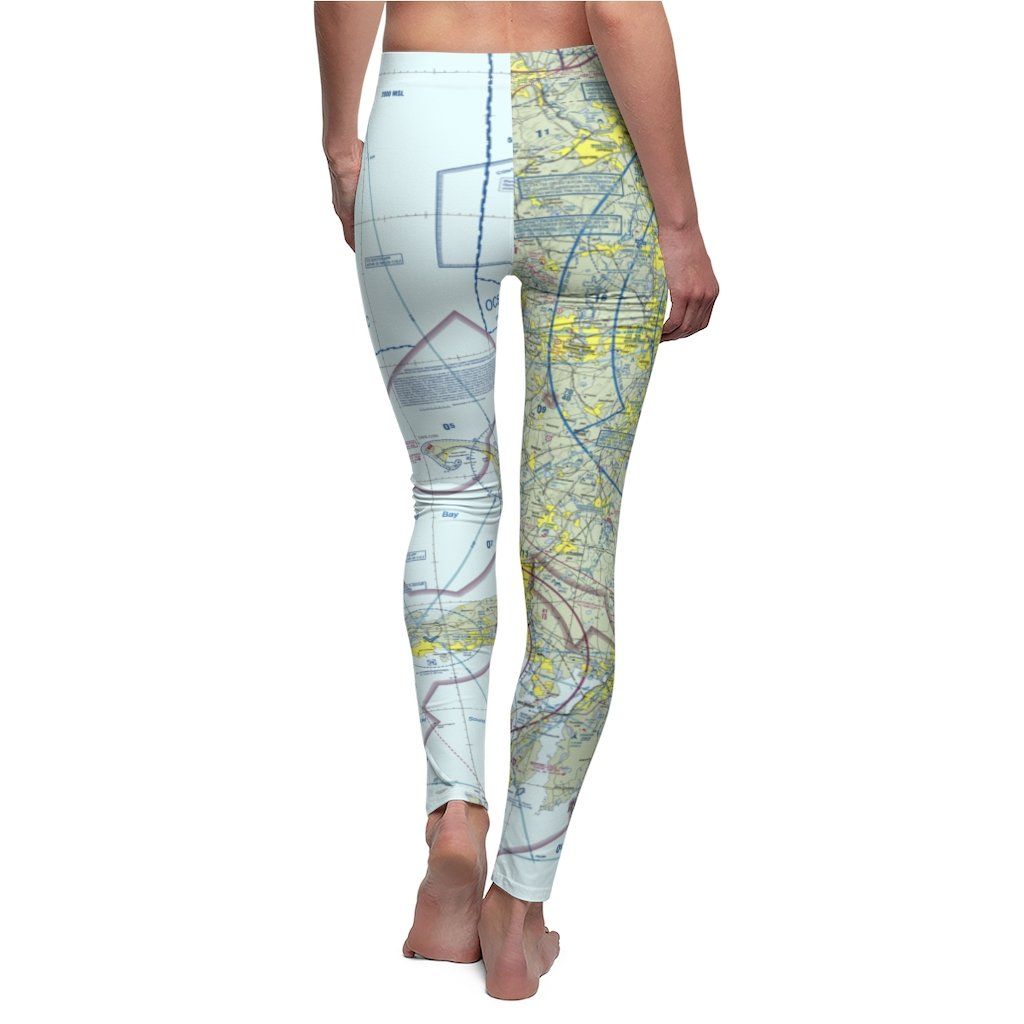 Boston BOS Chart | Women's Casual Leggings All Over Prints for women in aviation