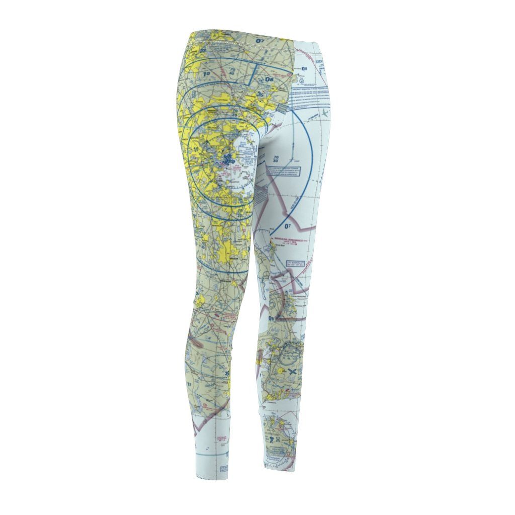 Boston BOS Chart | Women's Casual Leggings All Over Prints for women in aviation