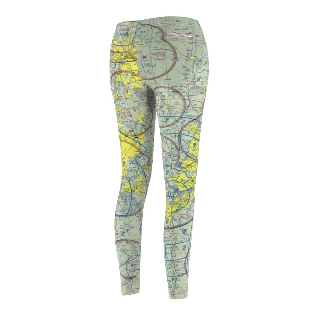 Cincinnati CVG Chart | Women's Casual Leggings All Over Prints for women in aviation