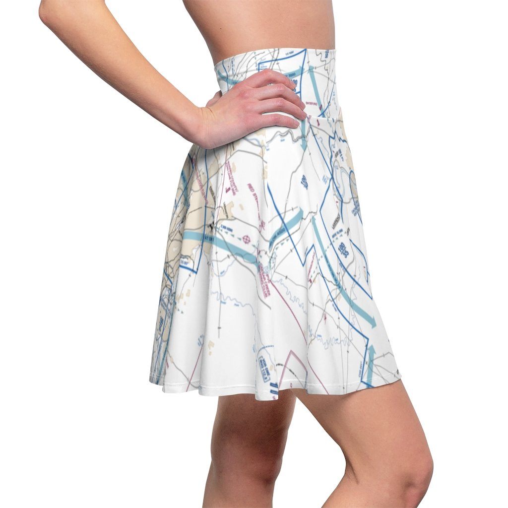 Cincinnati Flyway Chart | Women's Skirt All Over Prints for women in aviation