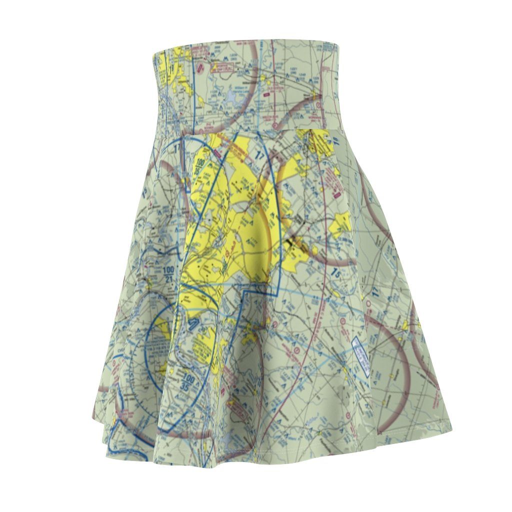 Cincinnati Terminal Chart | Women's Skirt All Over Prints for women in aviation