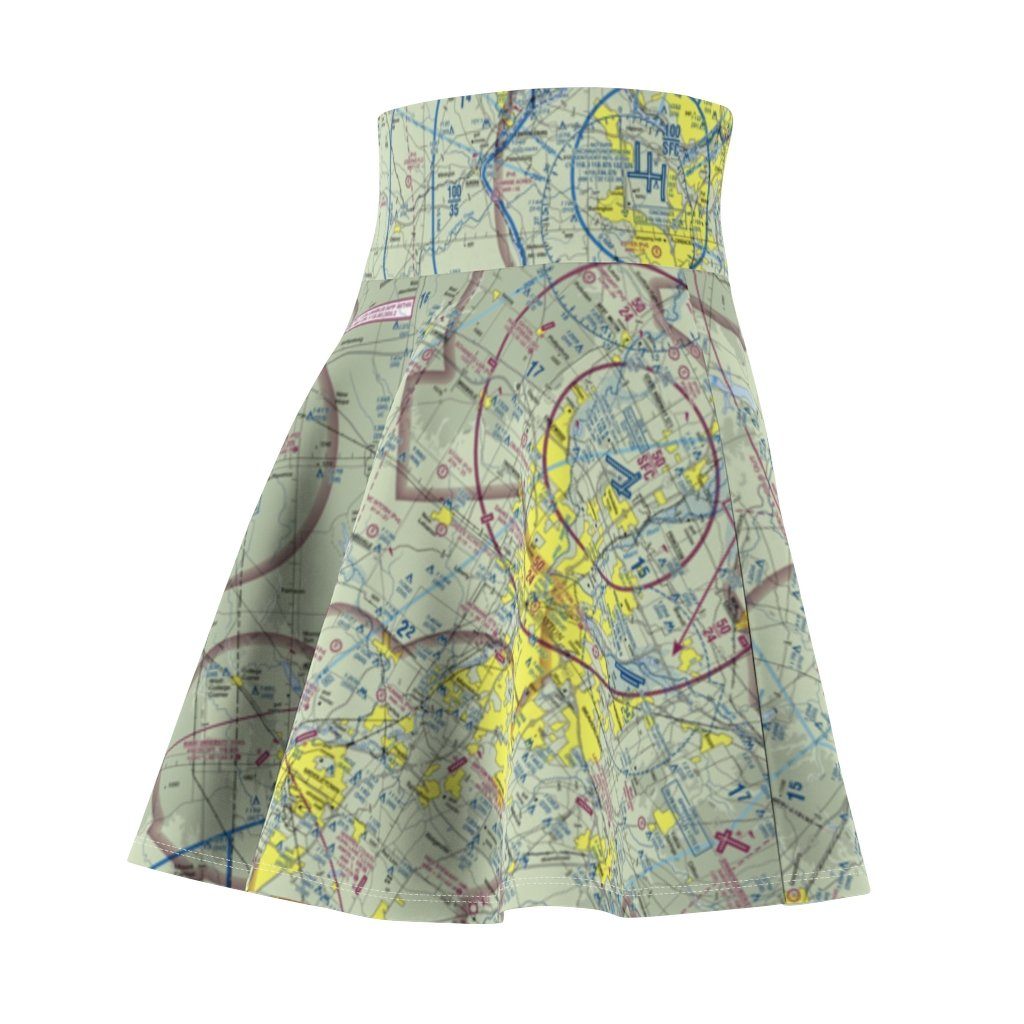 Cincinnati Terminal Chart | Women's Skirt All Over Prints for women in aviation