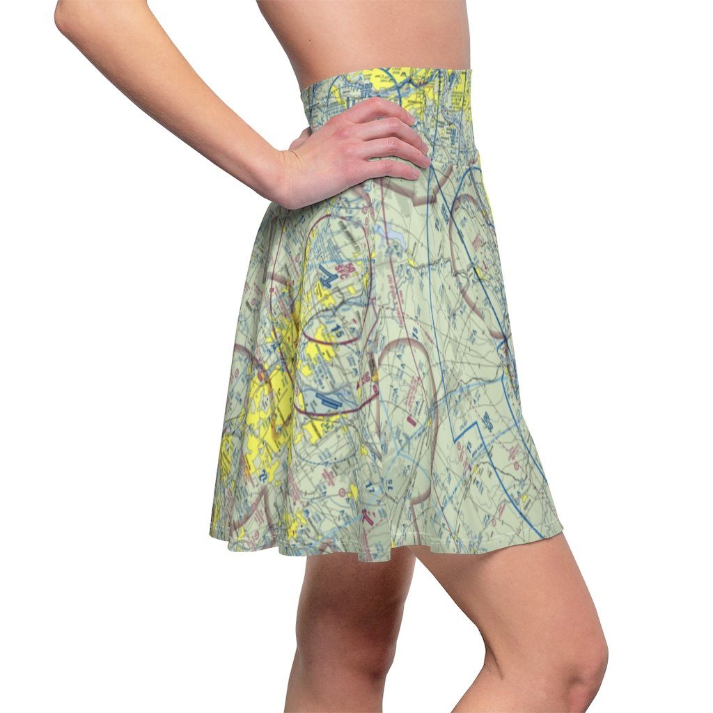Cincinnati Terminal Chart | Women's Skirt All Over Prints for women in aviation