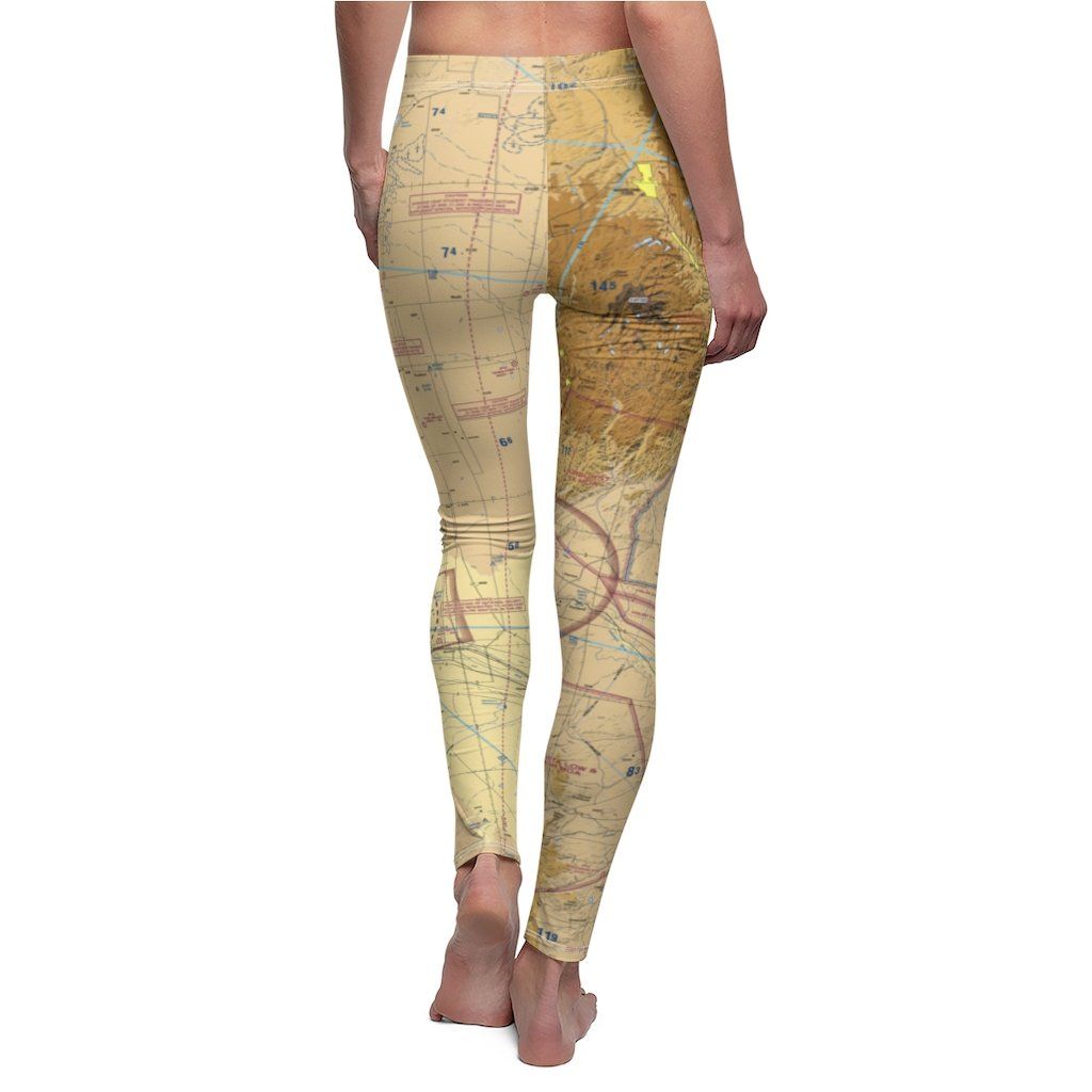 Colorado Springs COS Chart | Women's Casual Leggings All Over Prints for women in aviation