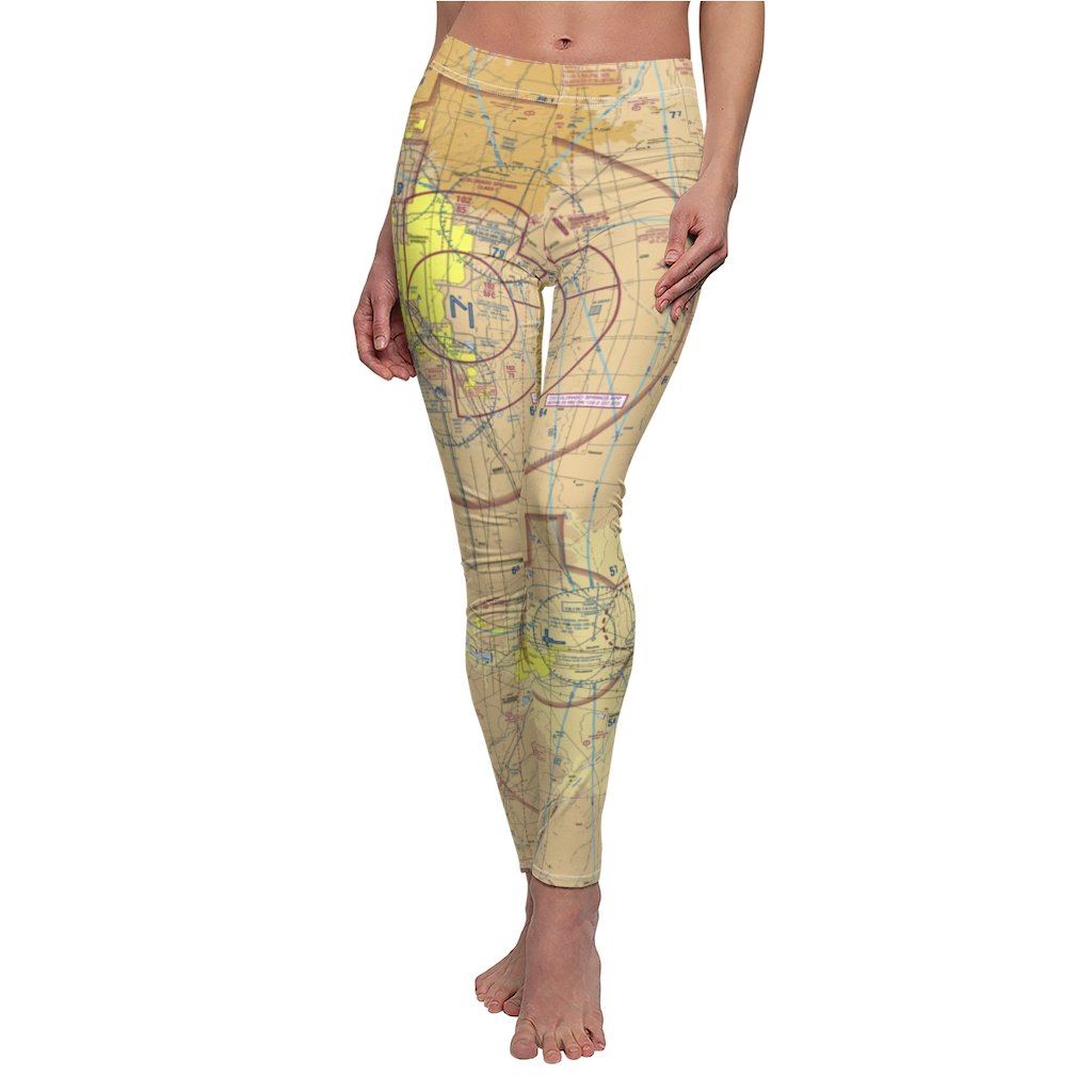 Colorado Springs COS Chart | Women's Casual Leggings All Over Prints for women in aviation