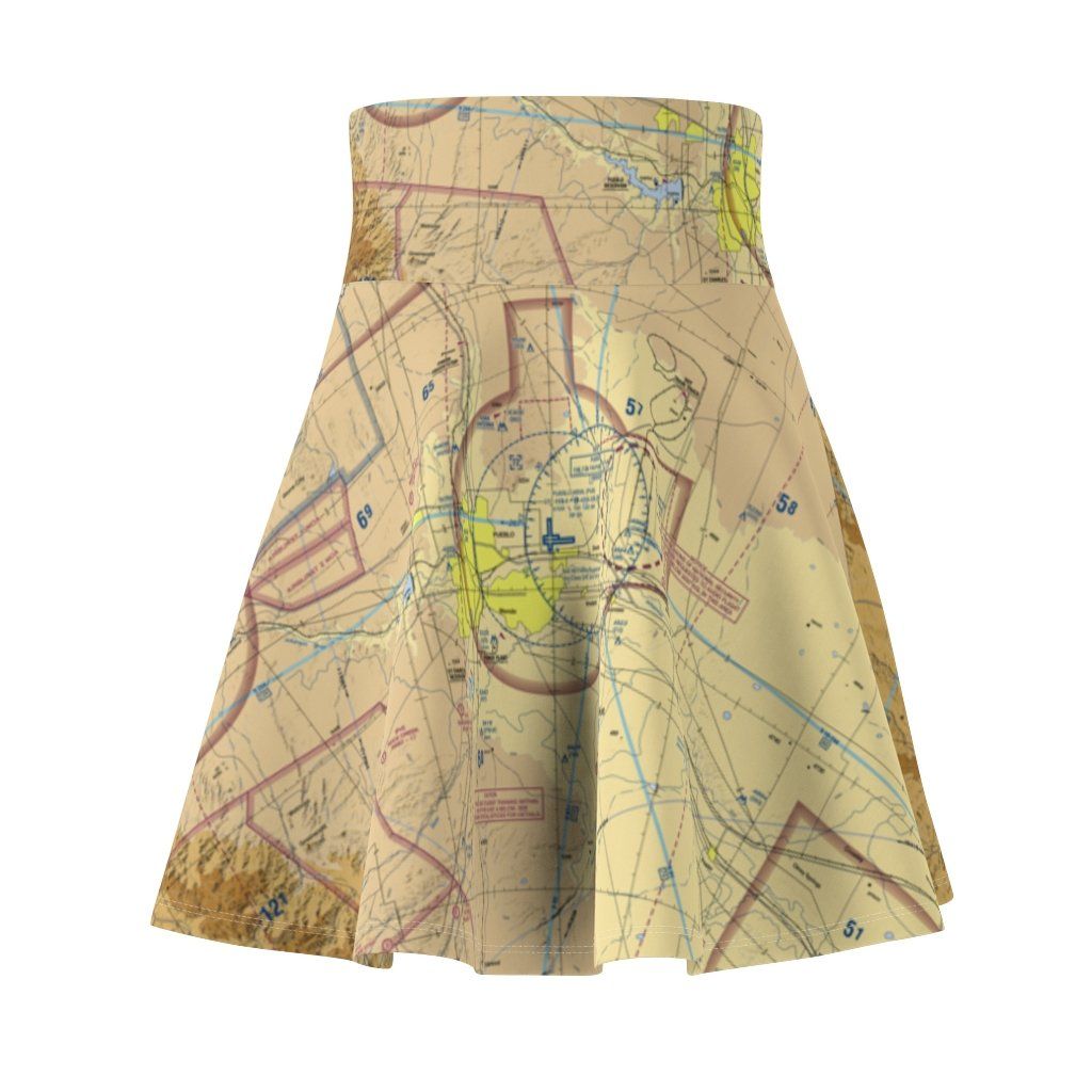 Colorado Springs Terminal Chart | Women's Skirt All Over Prints for women in aviation