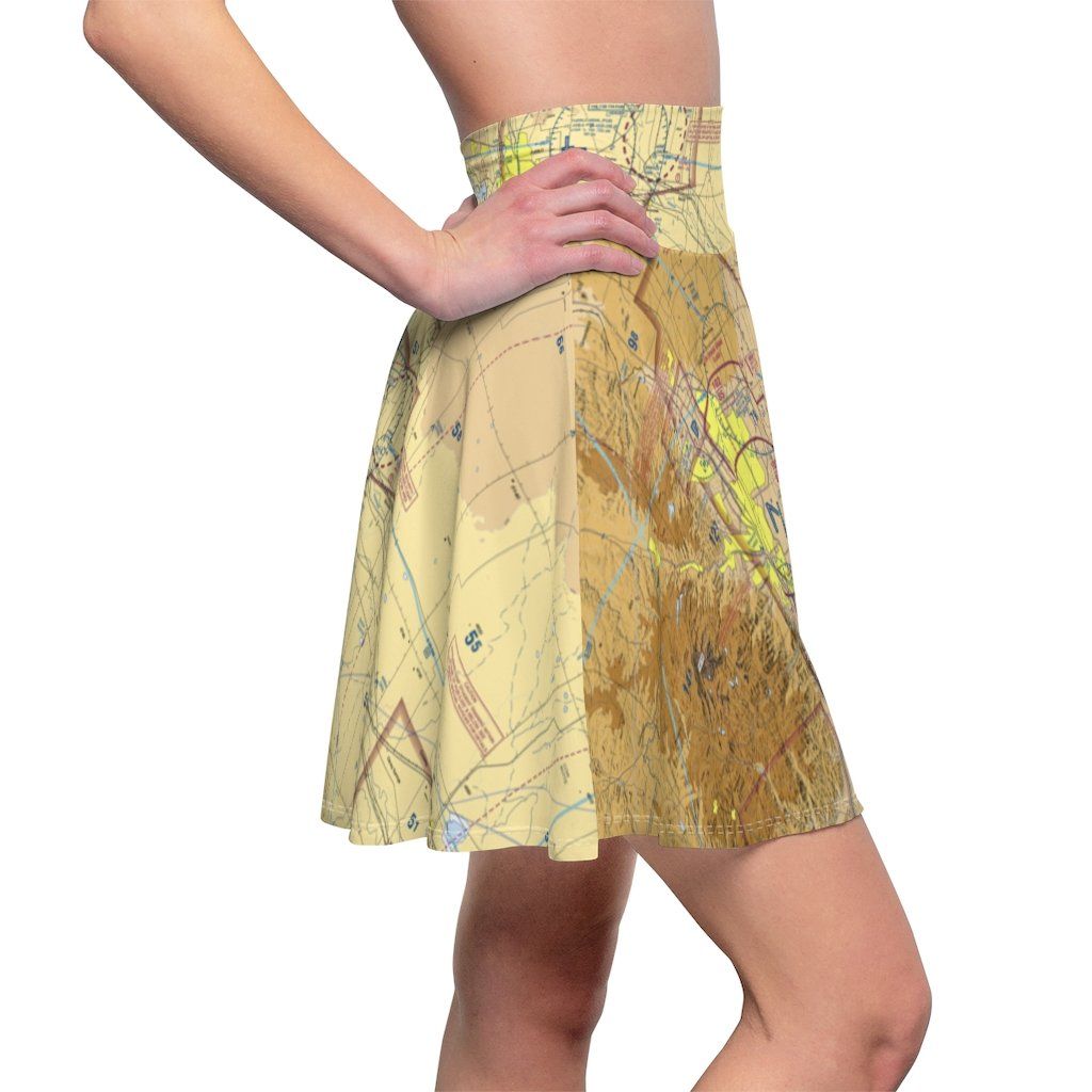 Colorado Springs Terminal Chart | Women's Skirt All Over Prints for women in aviation