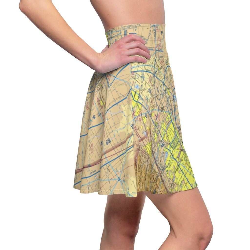 Denver Terminal Chart | Women's Skirt All Over Prints for women in aviation