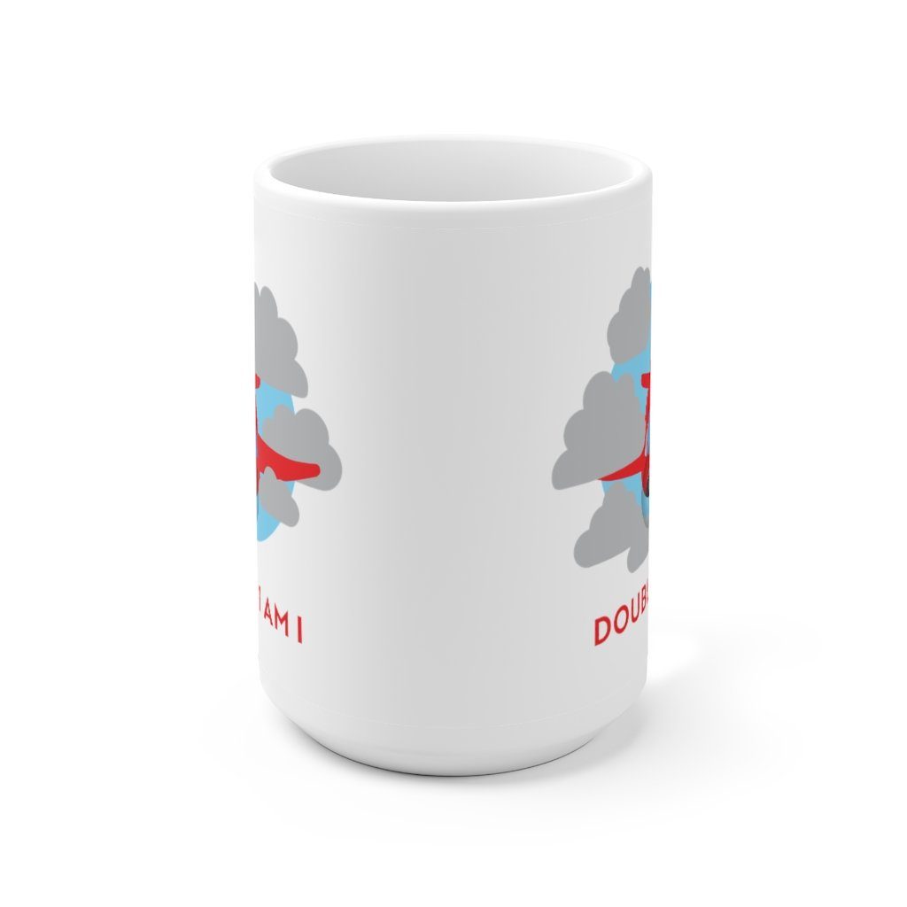 Double I Am I - Airplane | CFI-I Instrument Flight Instructor | Ceramic Mug 15oz Mug for women in aviation